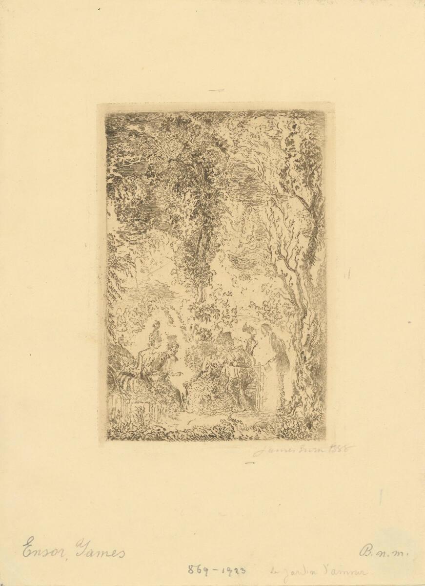James Ensor, Der Liebesgarten, Inv. Nr.: DG1923/869