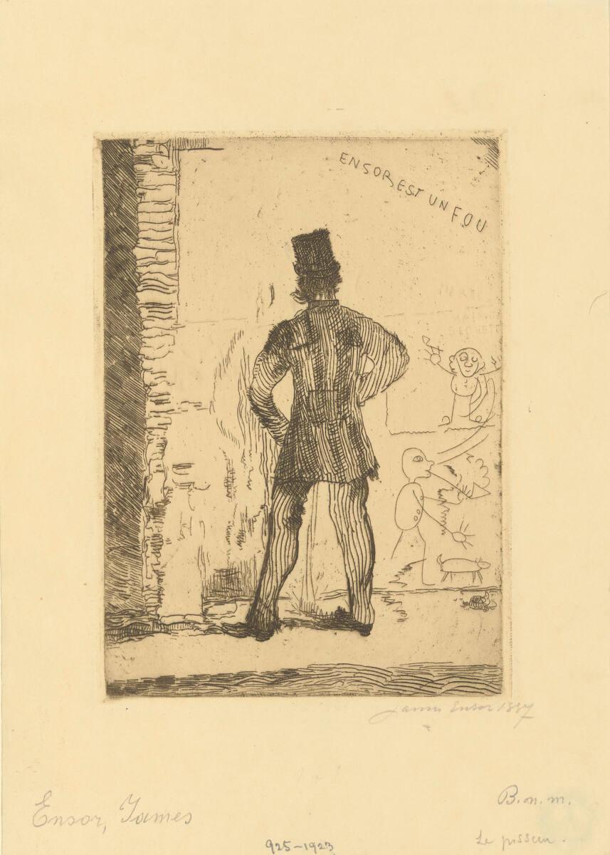 James Ensor, Der Pisser, Inv. Nr.: DG1923/925