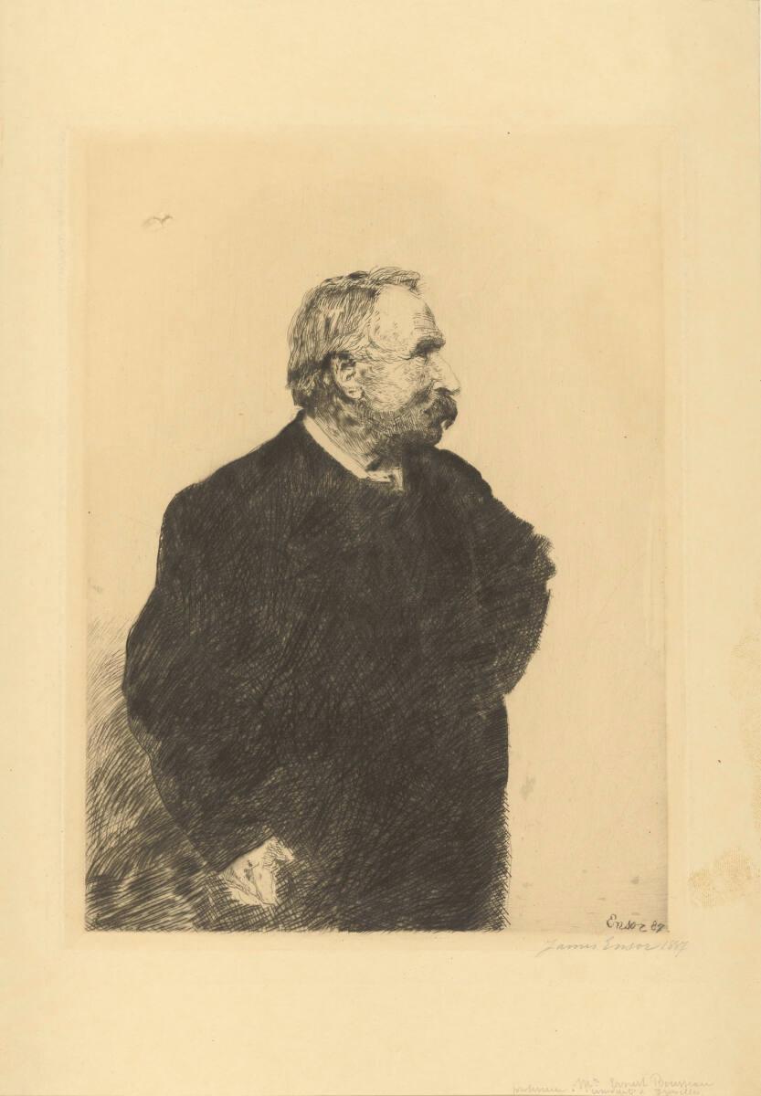 James Ensor, Ernest Rousseau, Inv. Nr.: DGNF6541