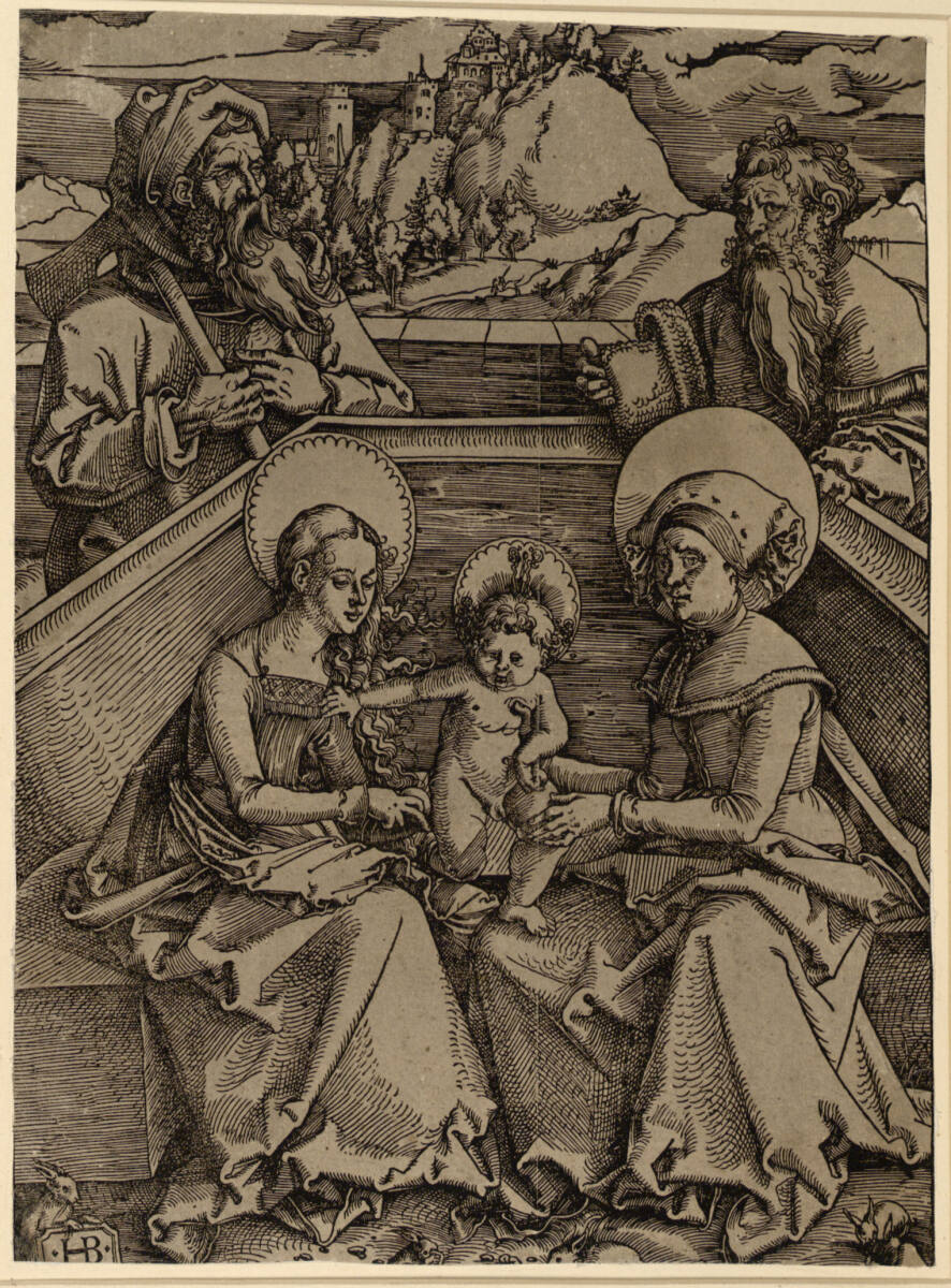 Die heilige Sippe mit den Hasen, Hans Baldung Grien