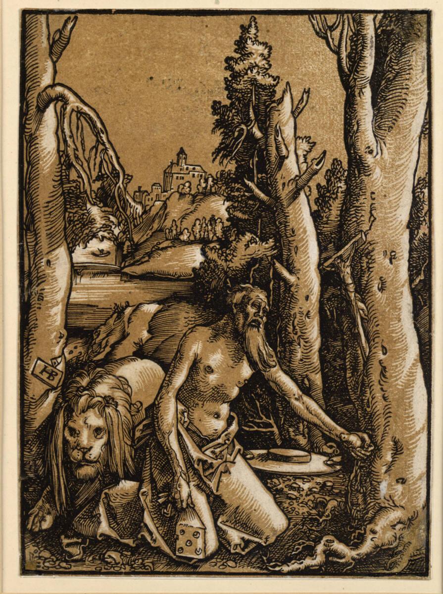 Hans Baldung gen. Grien, Der heilige Hieronymus als Büßer in der Wildnis, Inv. Nr.: DG1931/98