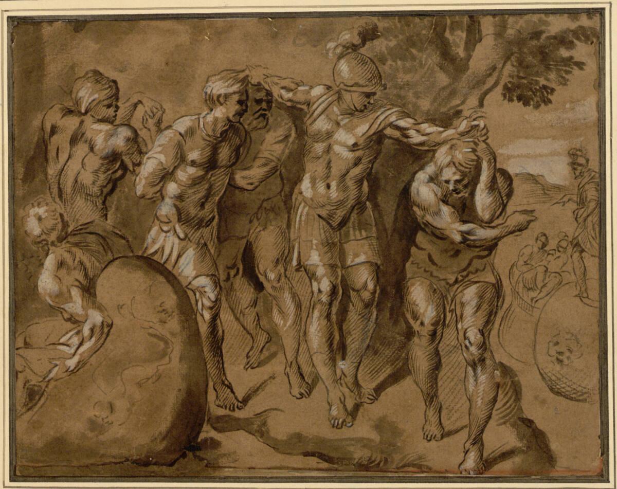 Anonym, Odysseus und seine Gefährten bei den Lotophagen, Inv. Nr.: 1979
