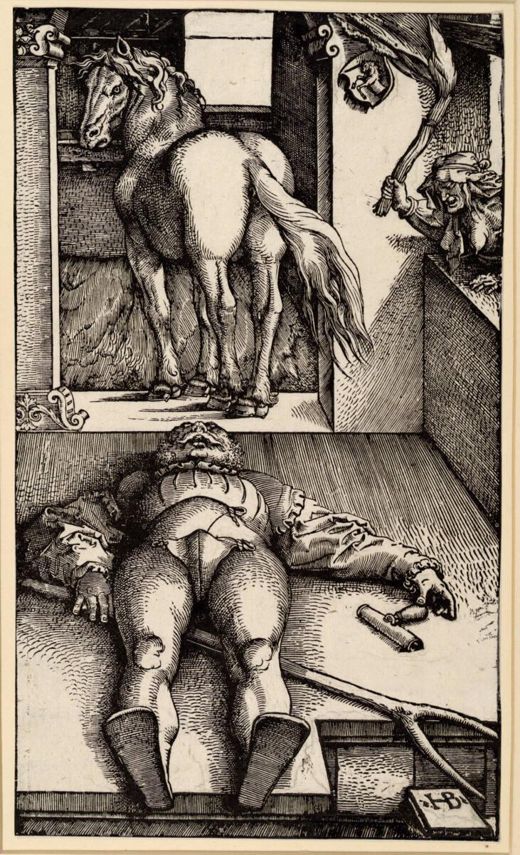 Hans Baldung gen. Grien, Der behexte Stallknecht, Inv. Nr.: DG1931/101