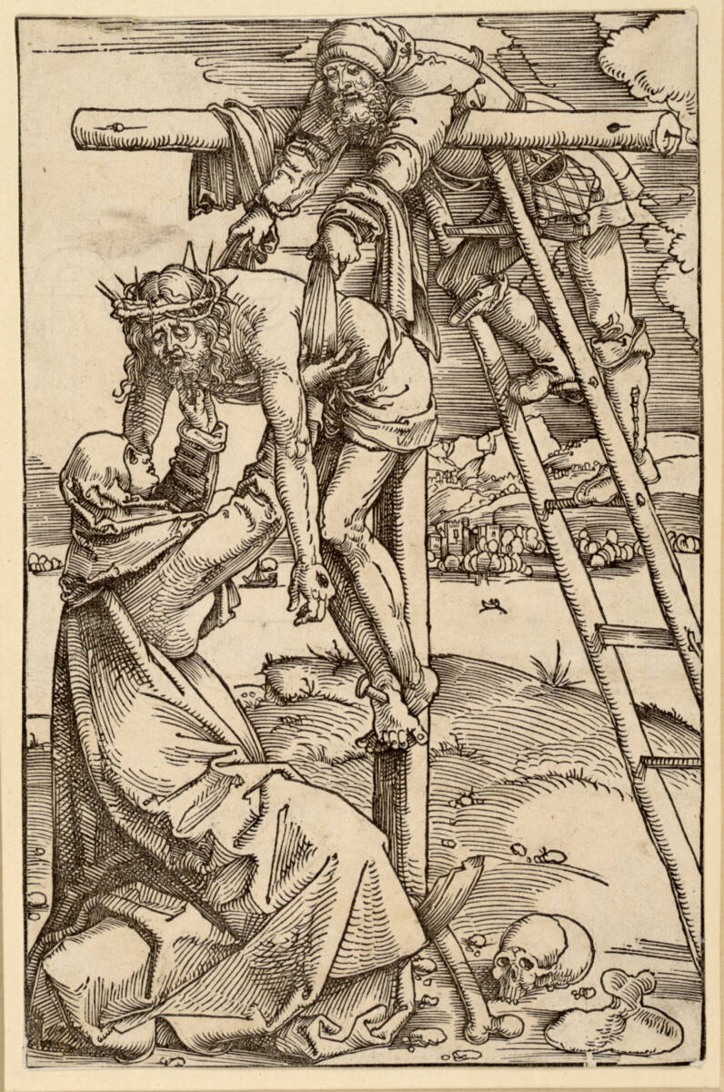 Kreuzabnahme Christi durch Joseph von Arimathia und die Mutter Maria, Hans Baldung Grien