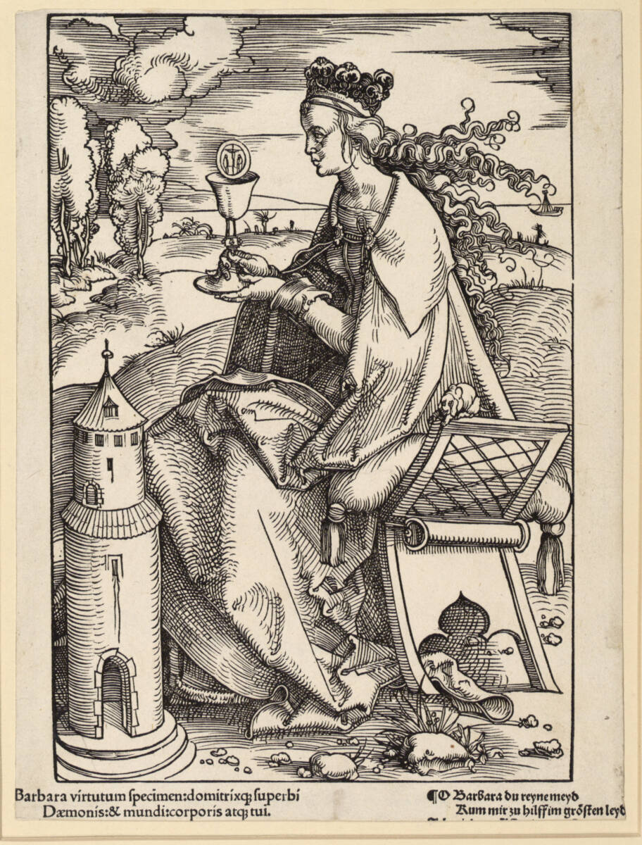 Die heilige Barbara, Hans Baldung Grien