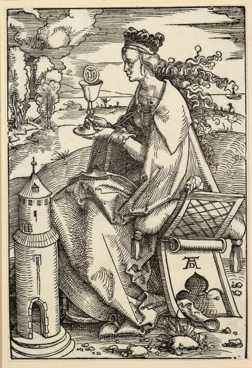 Hans Baldung gen. Grien, Die heilige Barbara, Inv. Nr.: DG1931/144