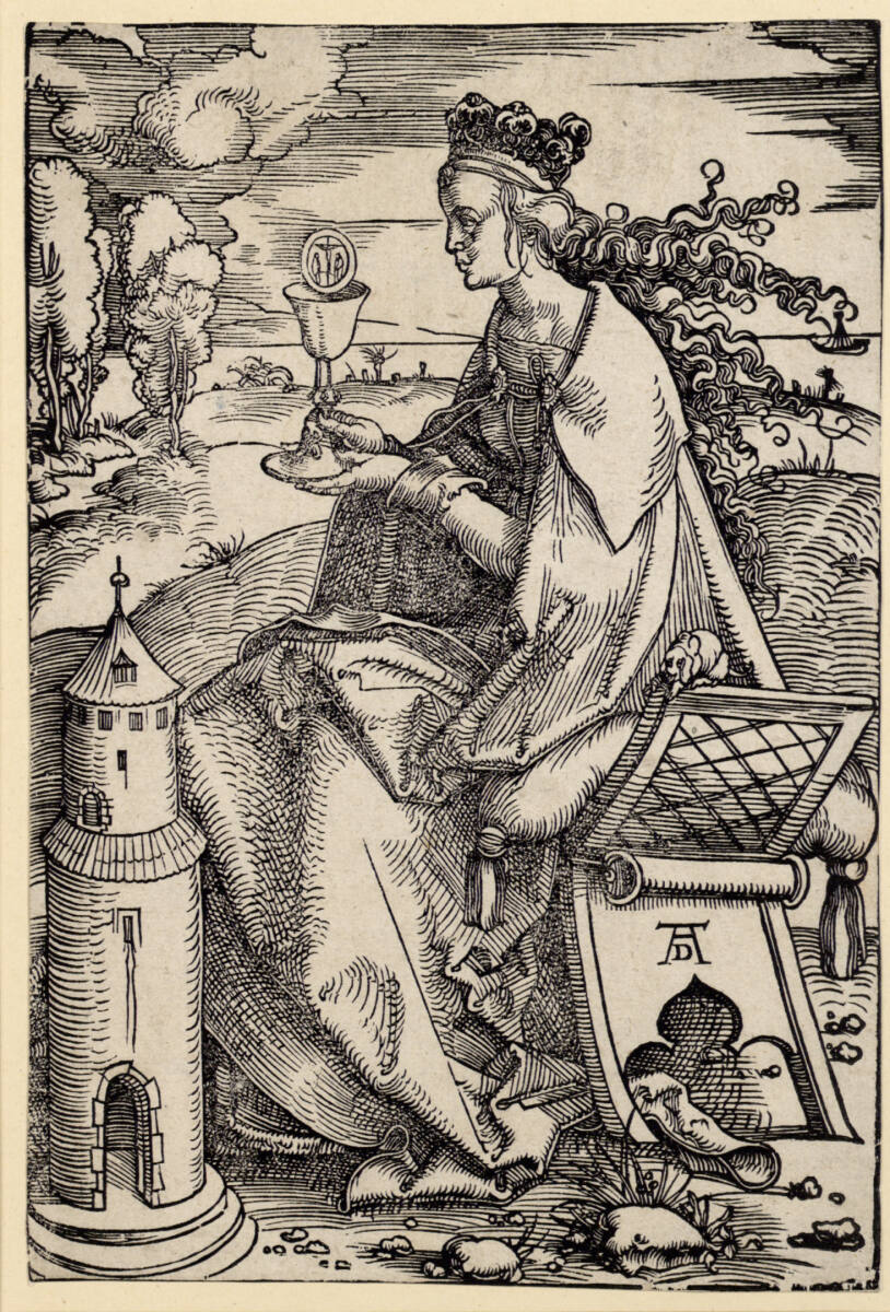 Die heilige Barbara, Hans Baldung Grien