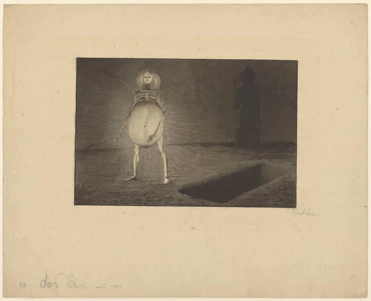 Alfred Kubin, Das Ei, Inv. Nr.: 33213