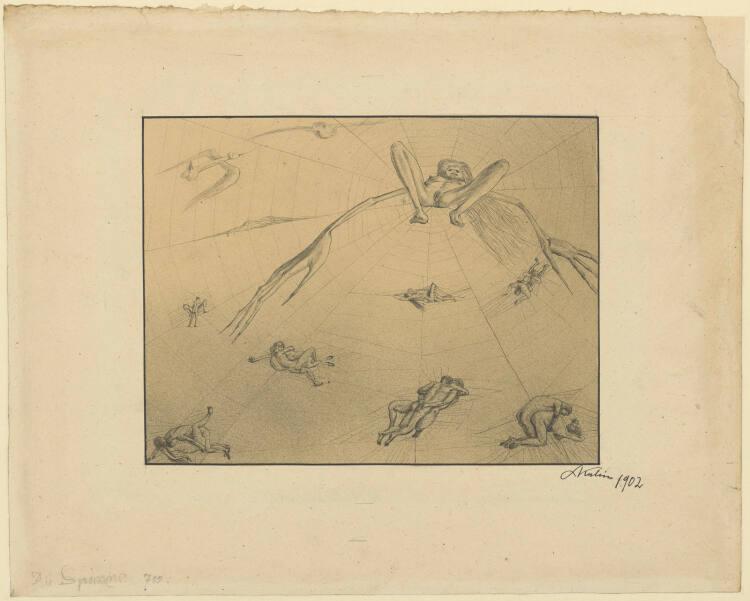 Alfred Kubin, Die Spinne, Inv. Nr.: 33735