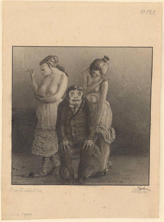 Alfred Kubin, Der Zuhälter, Inv. Nr.: 33465