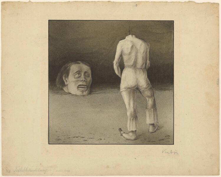 Alfred Kubin, Selbstbetrachtung, Inv. Nr.: 33218