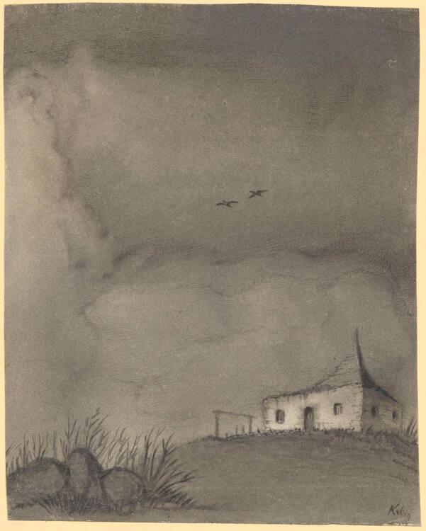 Alfred Kubin, Verlassenes Haus, Inv. Nr.: 34471