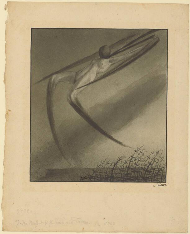 Alfred Kubin, Jede Nacht besucht uns ein Traum, Inv. Nr.: 33595