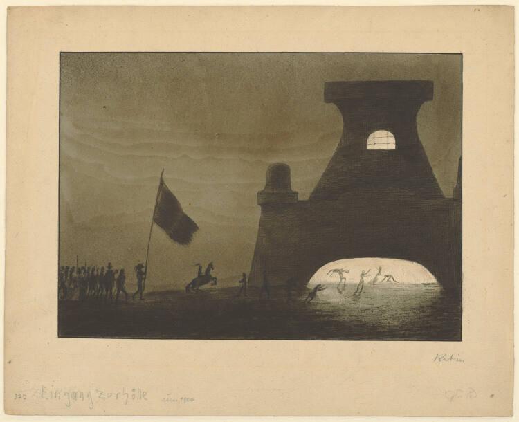 Alfred Kubin, Eingang zur Hölle, Inv. Nr.: 33219