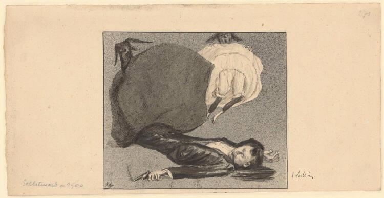Alfred Kubin, Selbstmord, Inv. Nr.: 33517