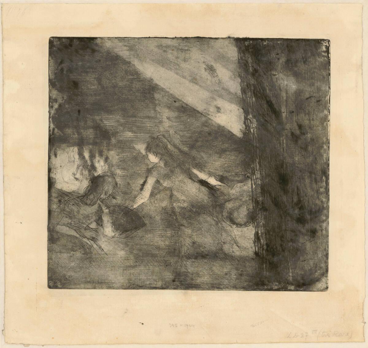 Edgar Degas, Im Café des Ambassadeurs, Inv. Nr.: DG1924/345r