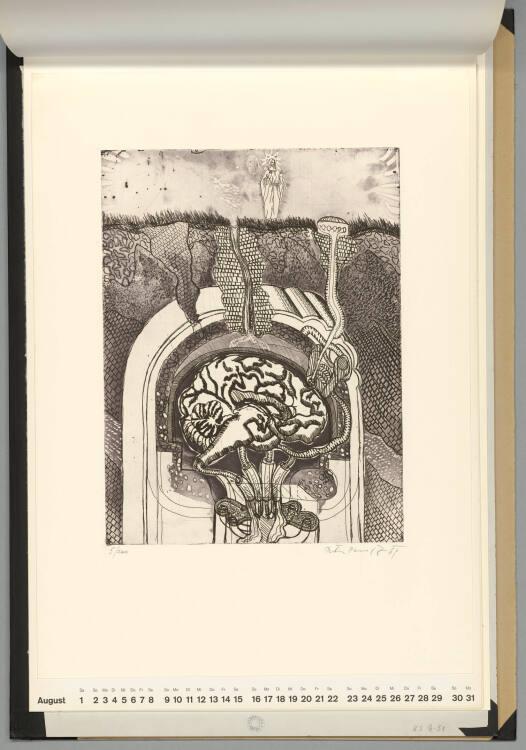 Peter Pongratz, Druckgraphik 70; What happened to the underground, Inv. Nr.: DG2005/10868/8