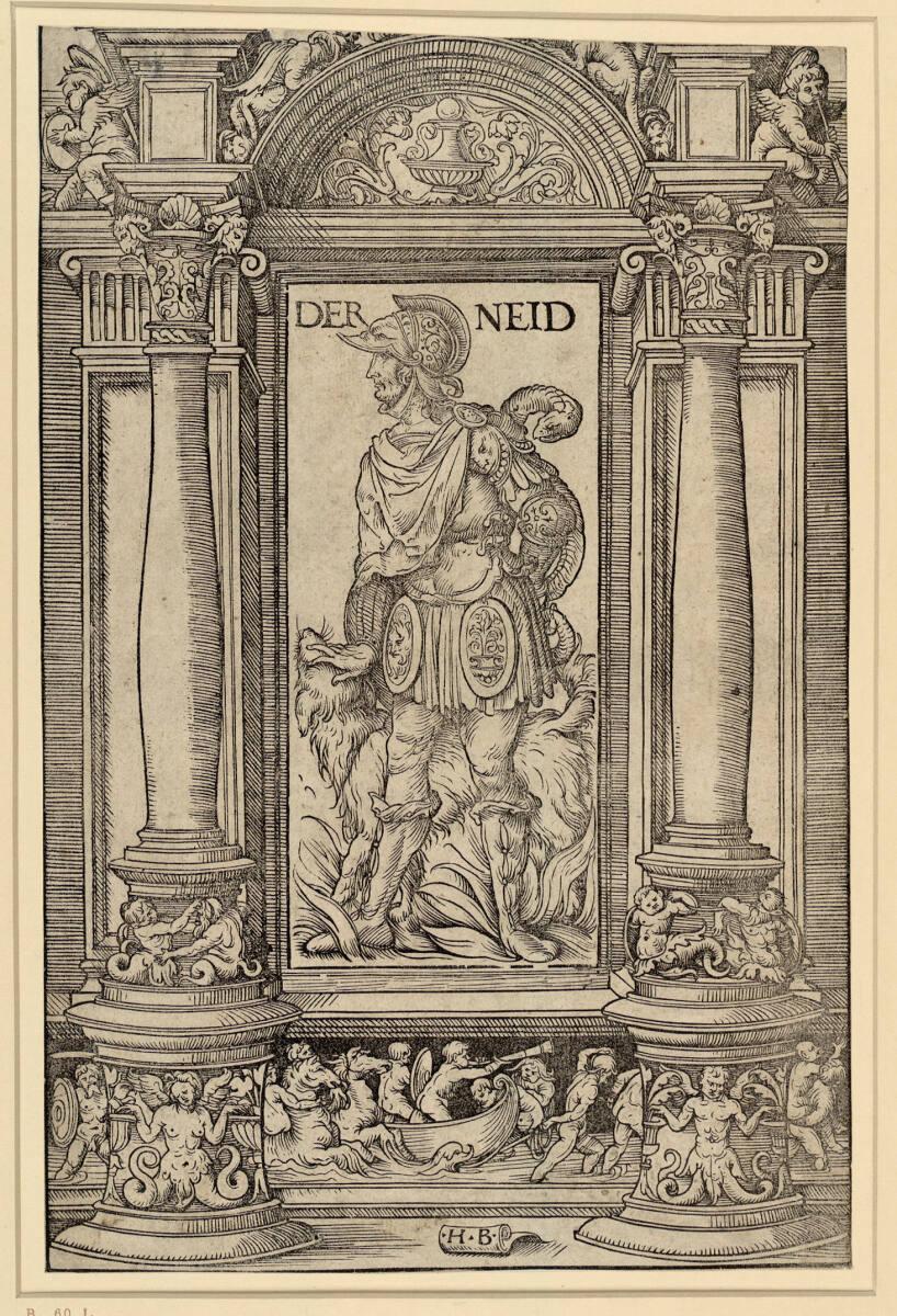 Hans Burgkmair d. Ä., Der Neid, Inv. Nr.: DG1934/98