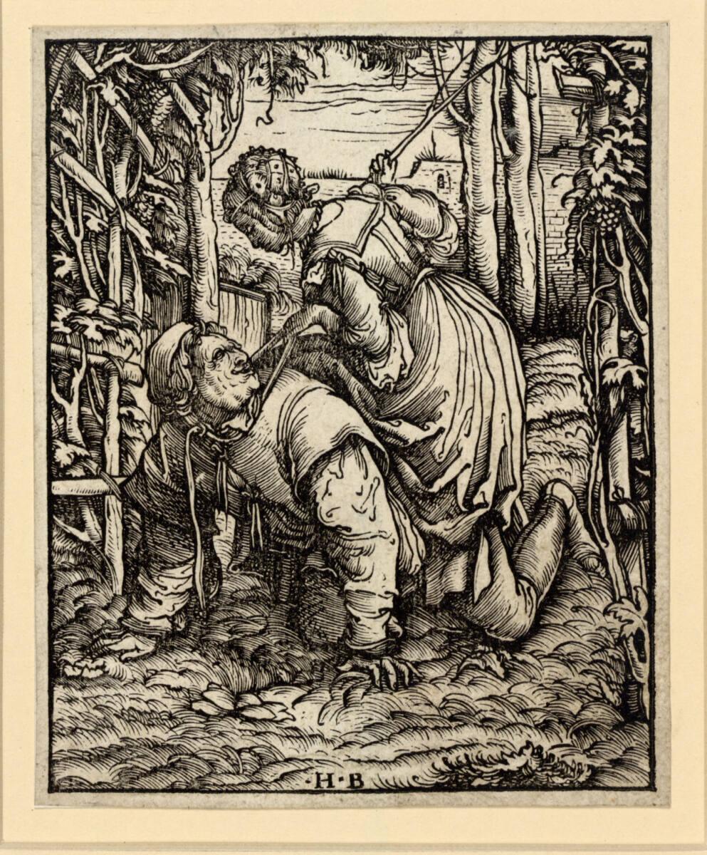 Hans Burgkmair d. Ä., Aristoteles und Phyllis, Inv. Nr.: DG1934/121
