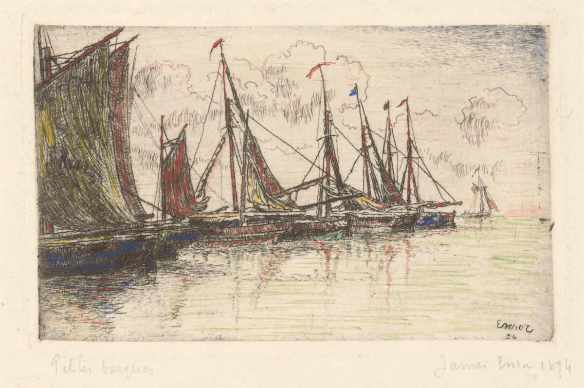 James Ensor, Die kleinen Boote, Inv. Nr.: DG1942/142
