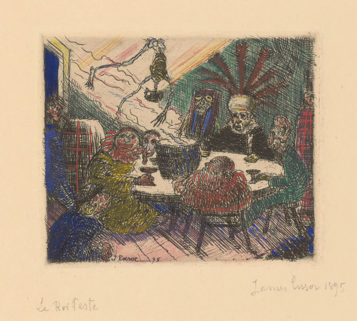 König Pest, James Ensor, 1895