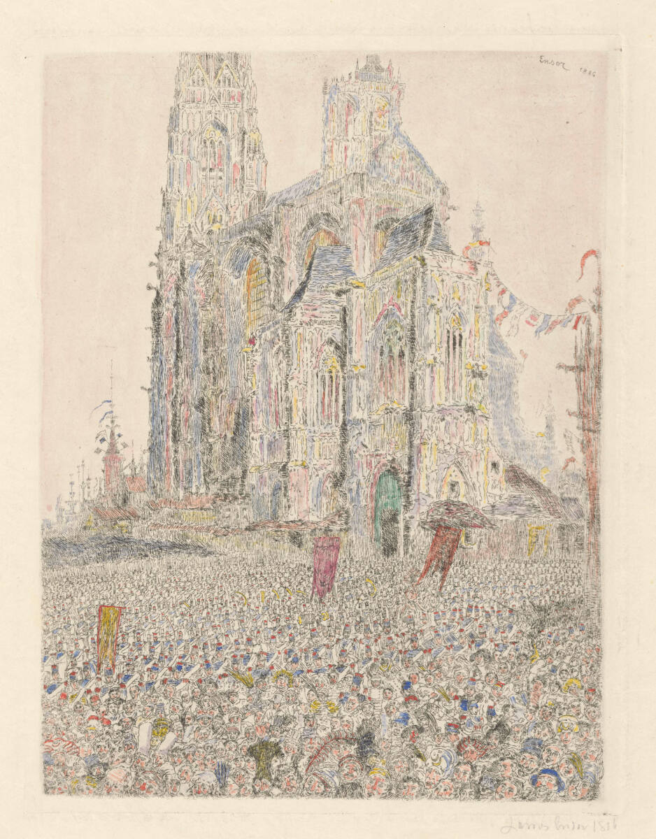 Die Kathedrale, James Ensor, 1896