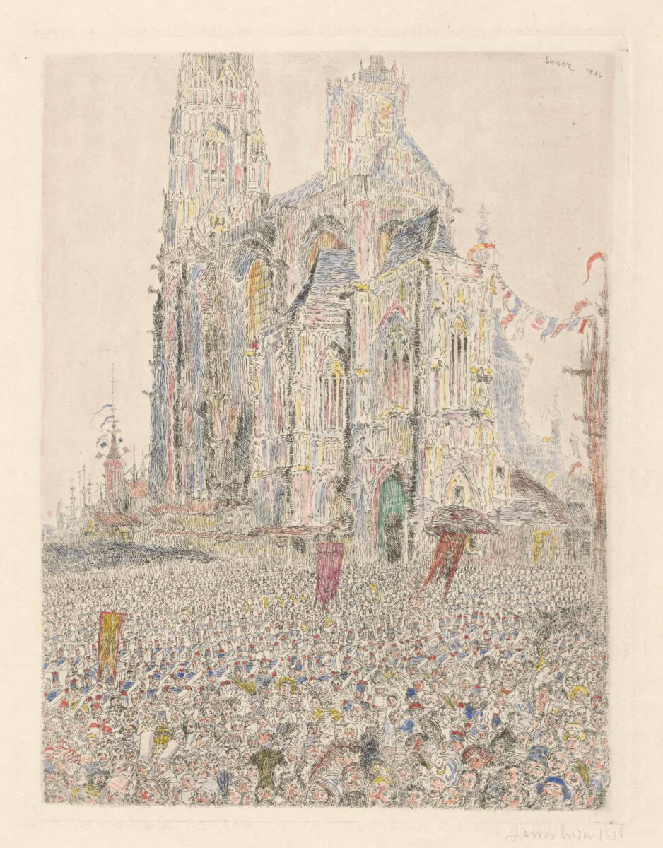 James Ensor, Die Kathedrale, Inv. Nr.: DG1942/161
