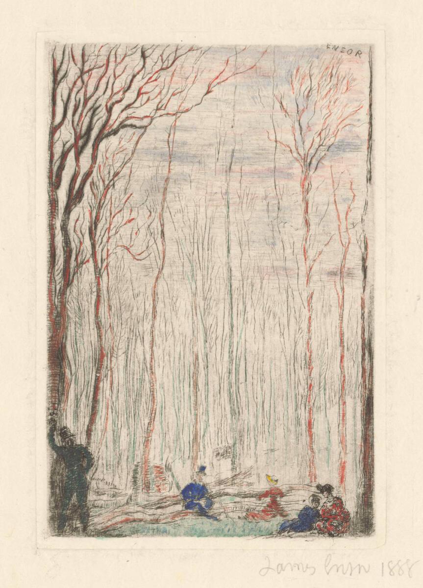 James Ensor, Wald in Groenendael, Inv. Nr.: DG1942/167