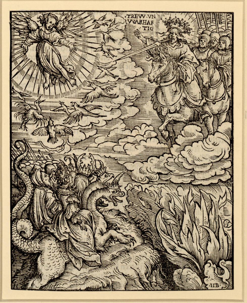 Hans Burgkmair d. Ä., Der Sturz des Tieres, Inv. Nr.: DG1934/143
