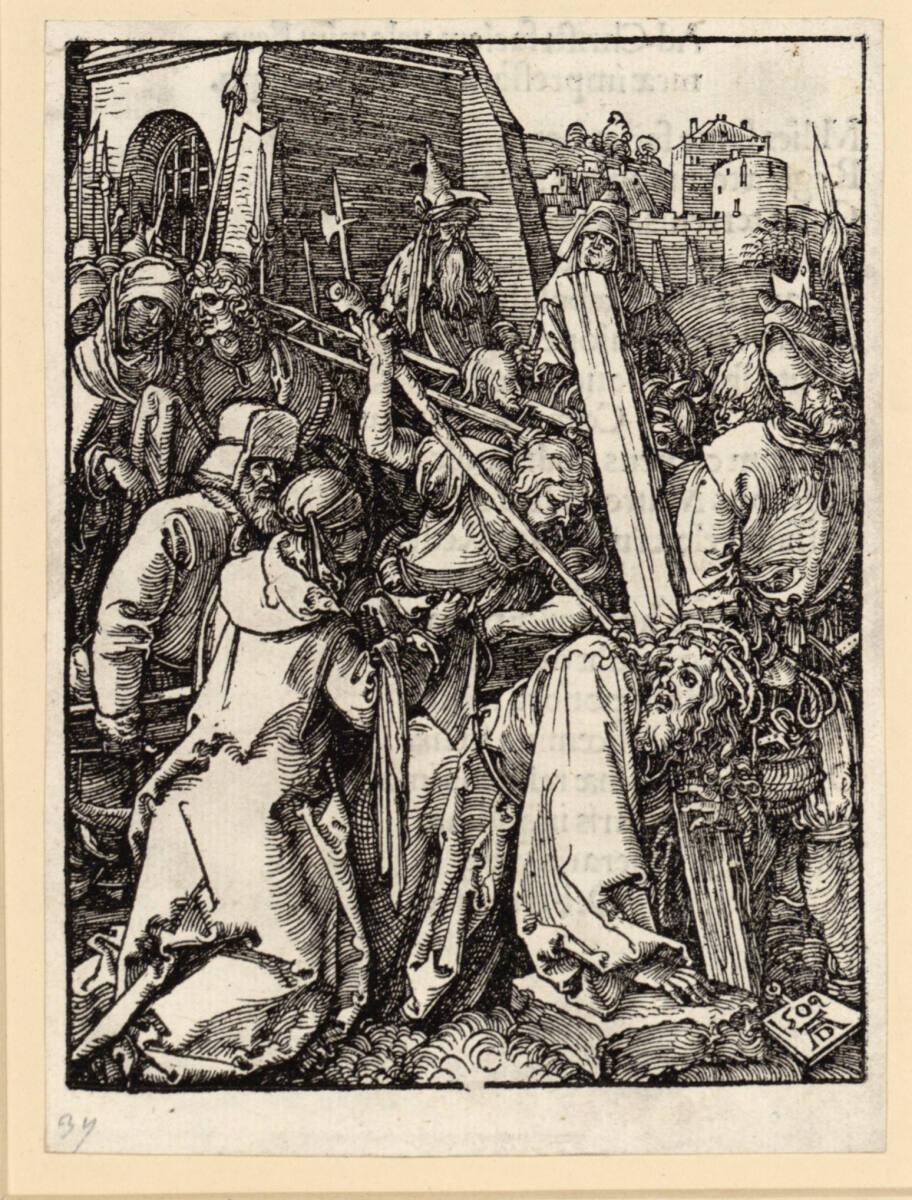 Albrecht Dürer, Die Kreuztragung (Kleine Passion, 22), Inv. Nr.: DG1934/257