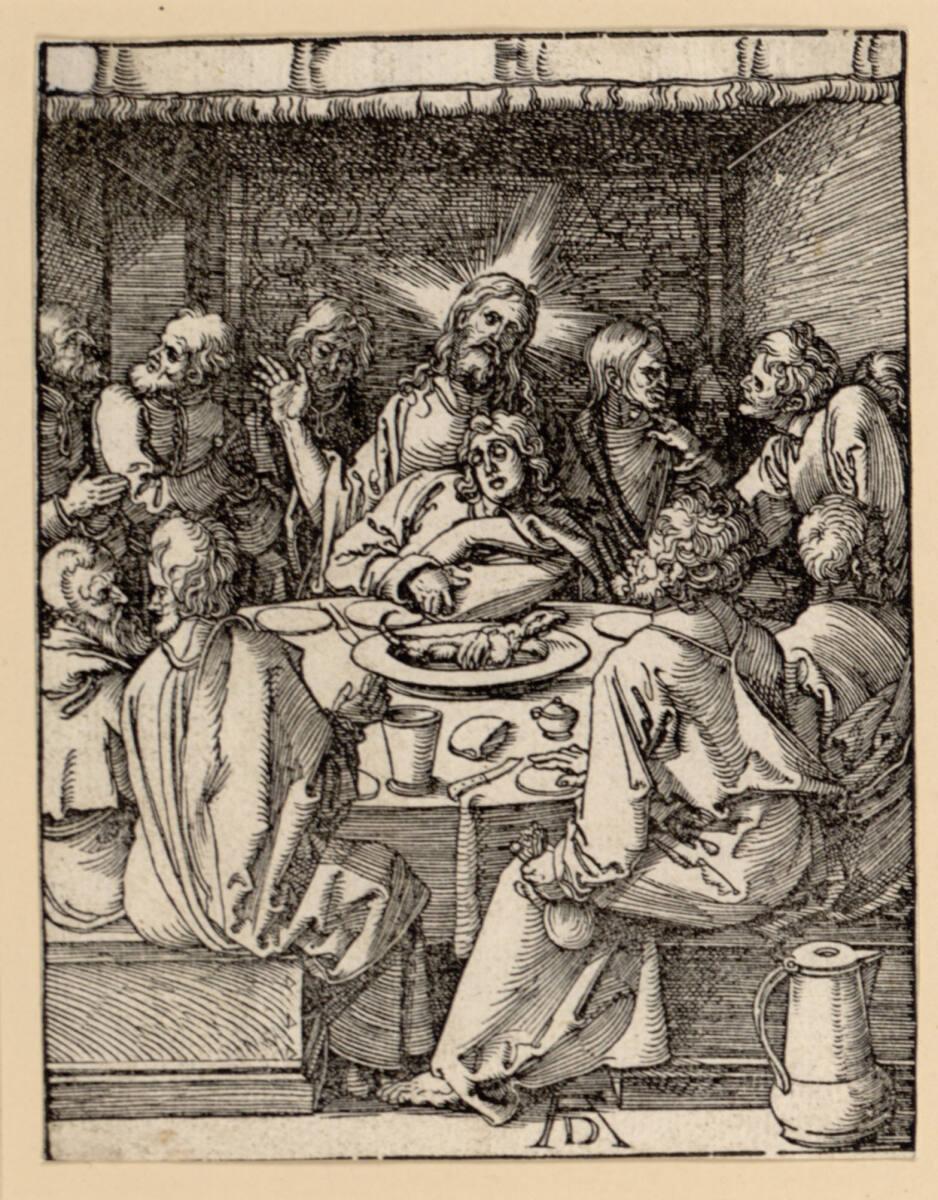 Albrecht Dürer, Das letzte Abendmahl (Kleine Passion, 8), Inv. Nr.: DG1934/280