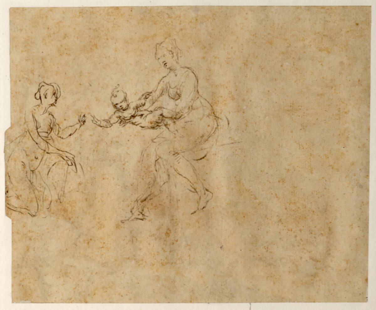Biagio Pupini, gen. delle Lame, Entwurf für eine Vermählung der heiligen Katharina, Inv. Nr.: 1…