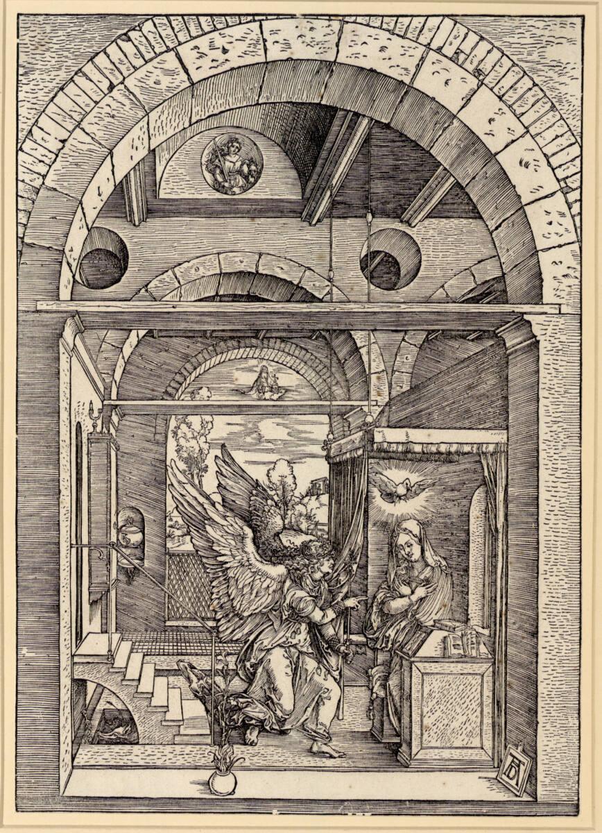 Albrecht Dürer, Die Verkündigung (Marienleben, 8), Inv. Nr.: DG1934/401
