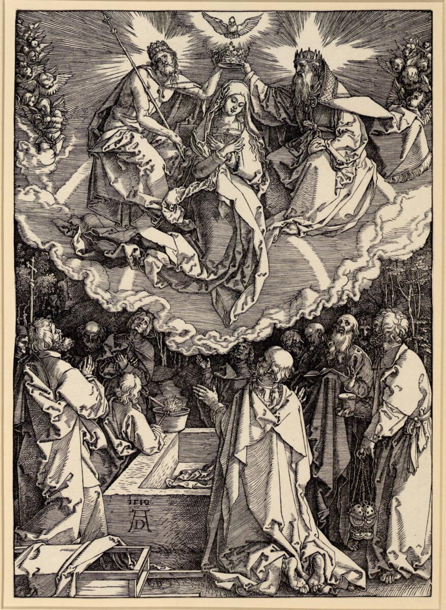 Mariä Himmelfahrt und Krönung (Marienleben, 19), Albrecht Dürer, 1510
