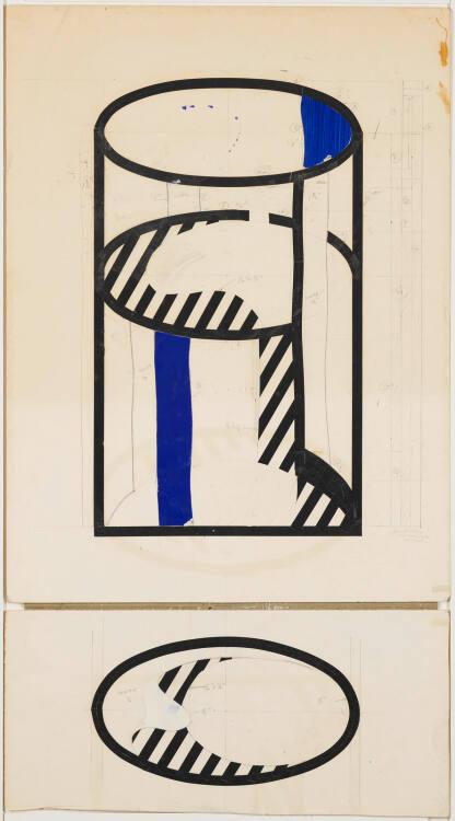 Roy Lichtenstein, Glass I (Study), Inv. Nr.: 48750