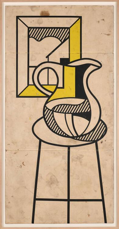 Roy Lichtenstein, Picture and Pitcher (Study), Inv. Nr.: 48749