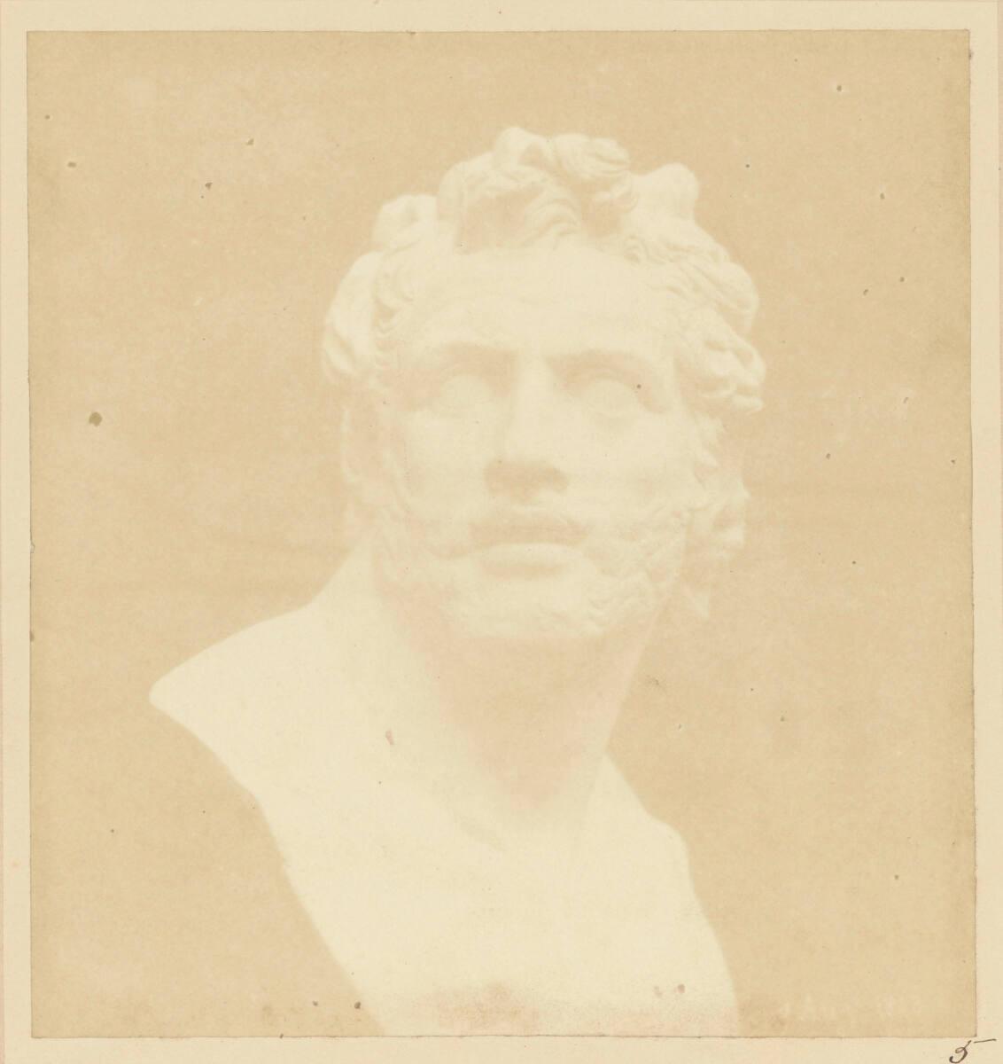 William Henry Fox Talbot, The Pencil of Nature V: Bust of Patroclus, Inv. Nr.: FotoGLV2000/1309…