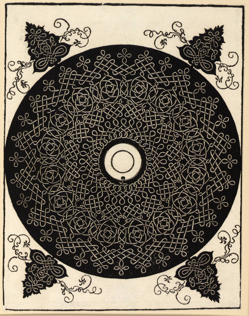 Knoten mit weißer Scheibe, Albrecht Dürer