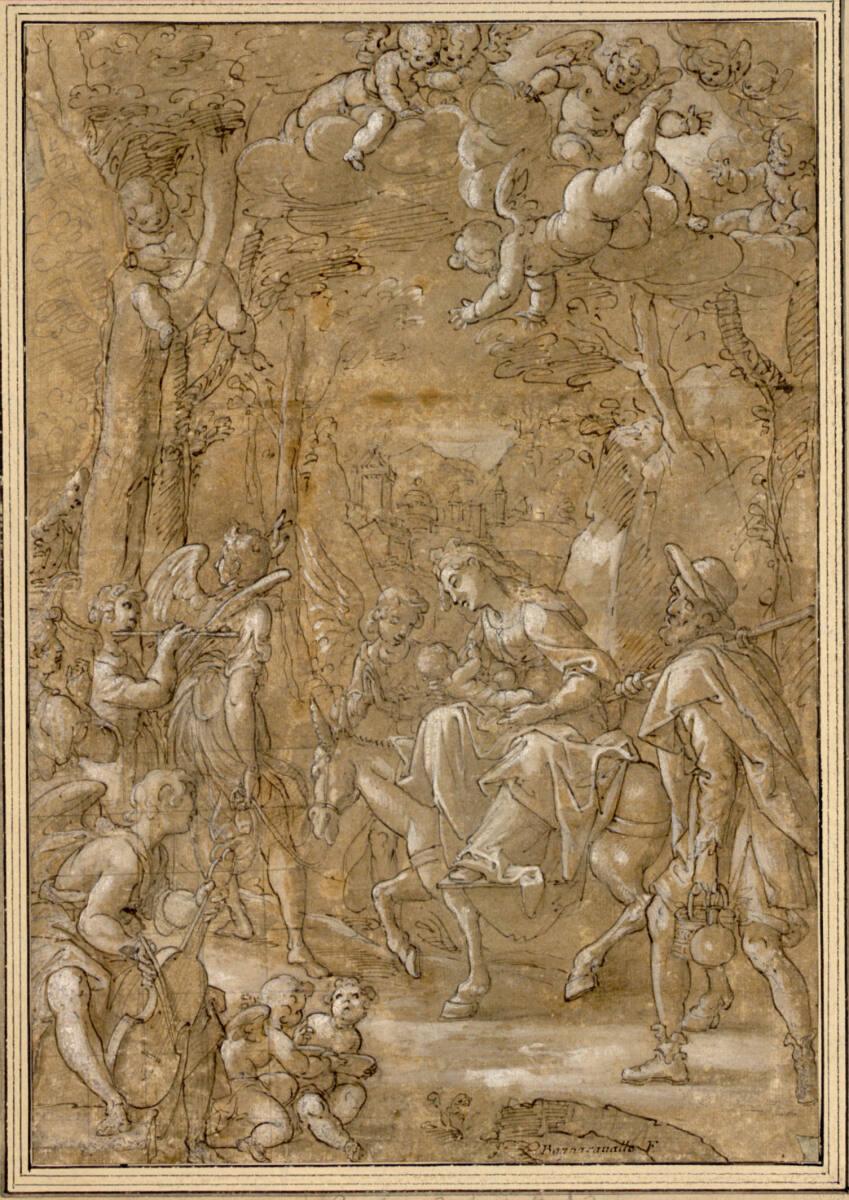 Bartolomeo Ramenghi d. Ä. gen. Bagnacavallo, Flucht nach Ägypten, Inv. Nr.: 2005