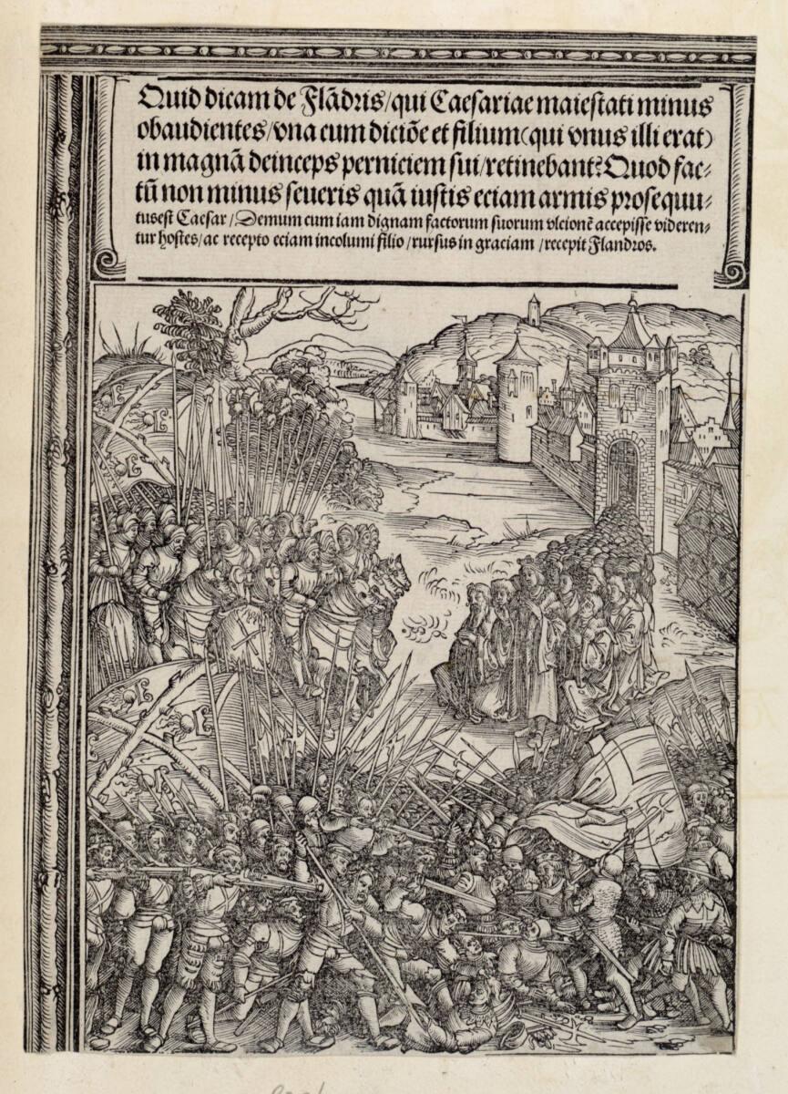 Wolf Traut, Erste flandrische Rebellion und Befreiung Philipps 1484/85 (Die Ehrenpforte Kaiser …