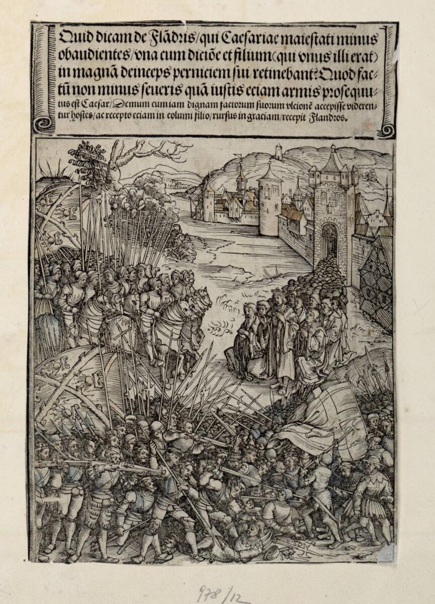 Wolf Traut, Erste flandrische Rebellion und Befreiung Philipps 1484/85 (Die Ehrenpforte Kaiser …