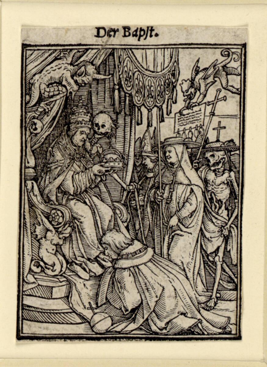 Hans Holbein d. J., Der Papst, Inv. Nr.: DG1936/183