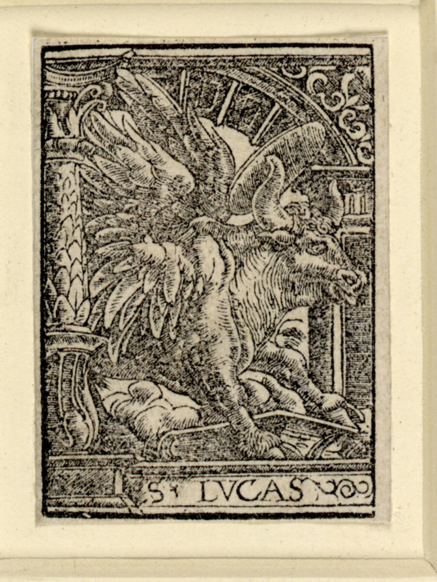 Evangelistensymbol Lukas, MeisterCV