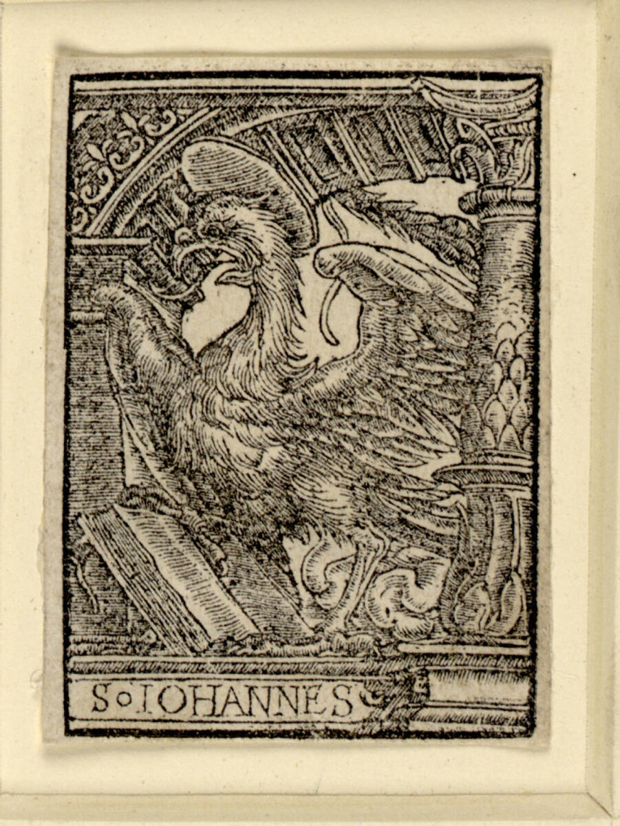Evangelistensymbol Johannes, MeisterCV