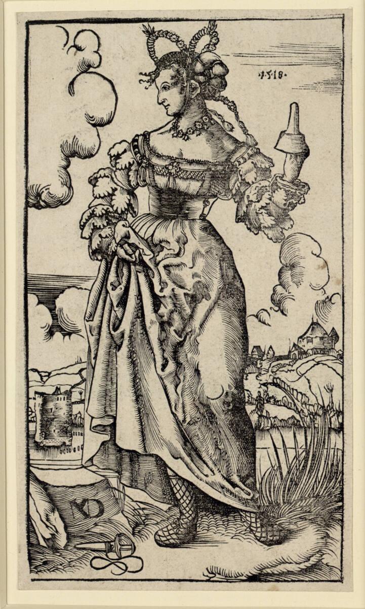 Niklaus Manuel Deutsch, Törichte Jungfrau, Inv. Nr.: DG1936/458
