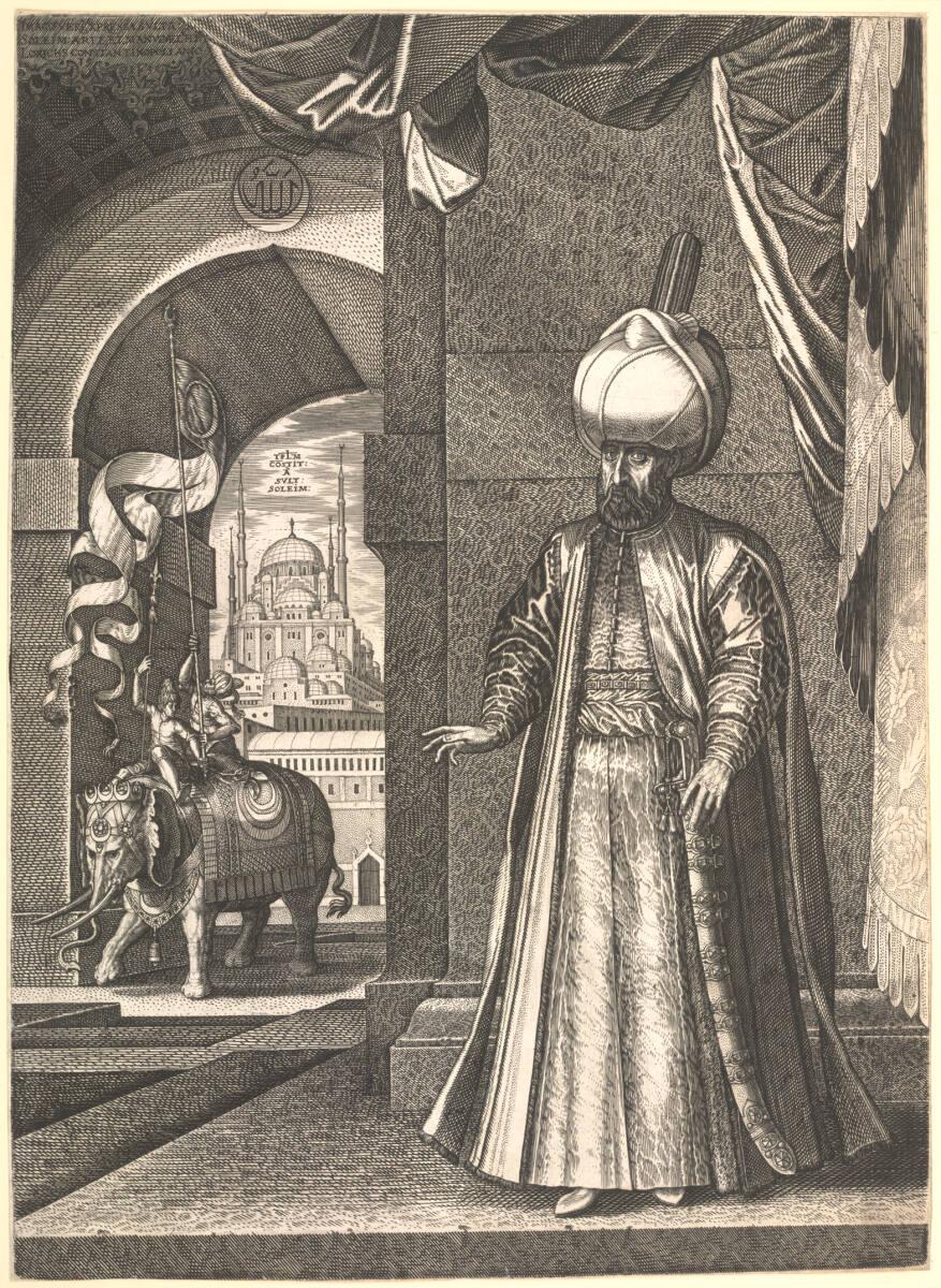 Melchior Lorch, Sultan Suleiman I., stehend, Inv. Nr.: DG1937/19