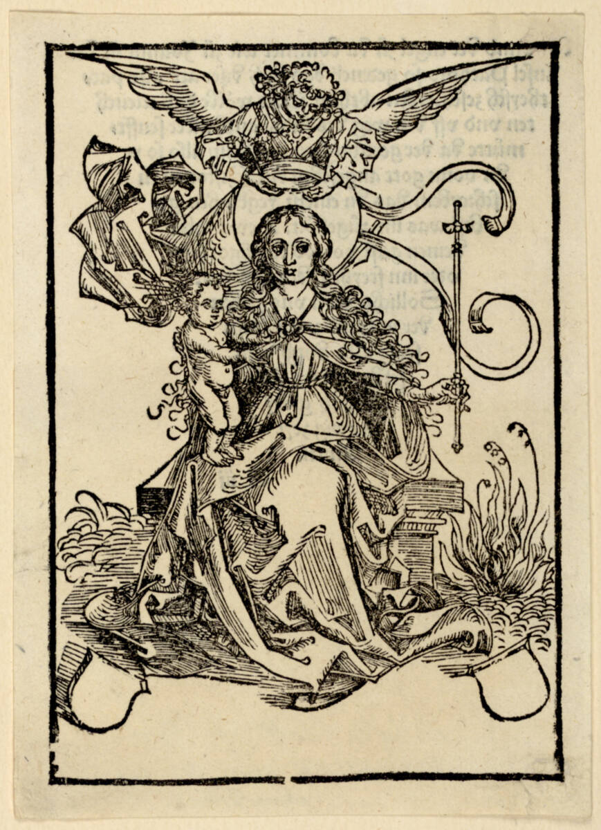 Anonym, Krönung der Madonna durch Engel