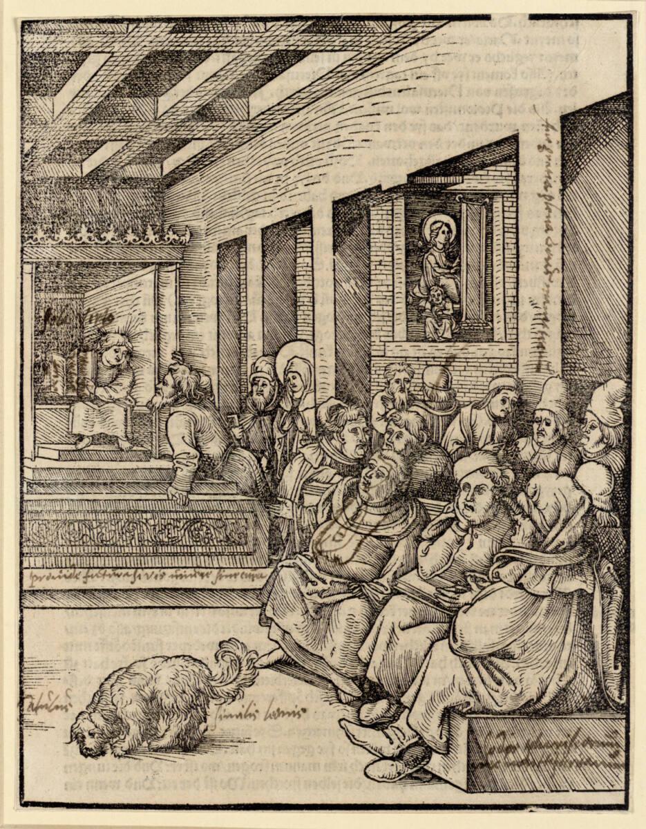 Hans Wechtlin, Der zwölfjährige Jesus im Tempel, Inv. Nr.: DG1949/659