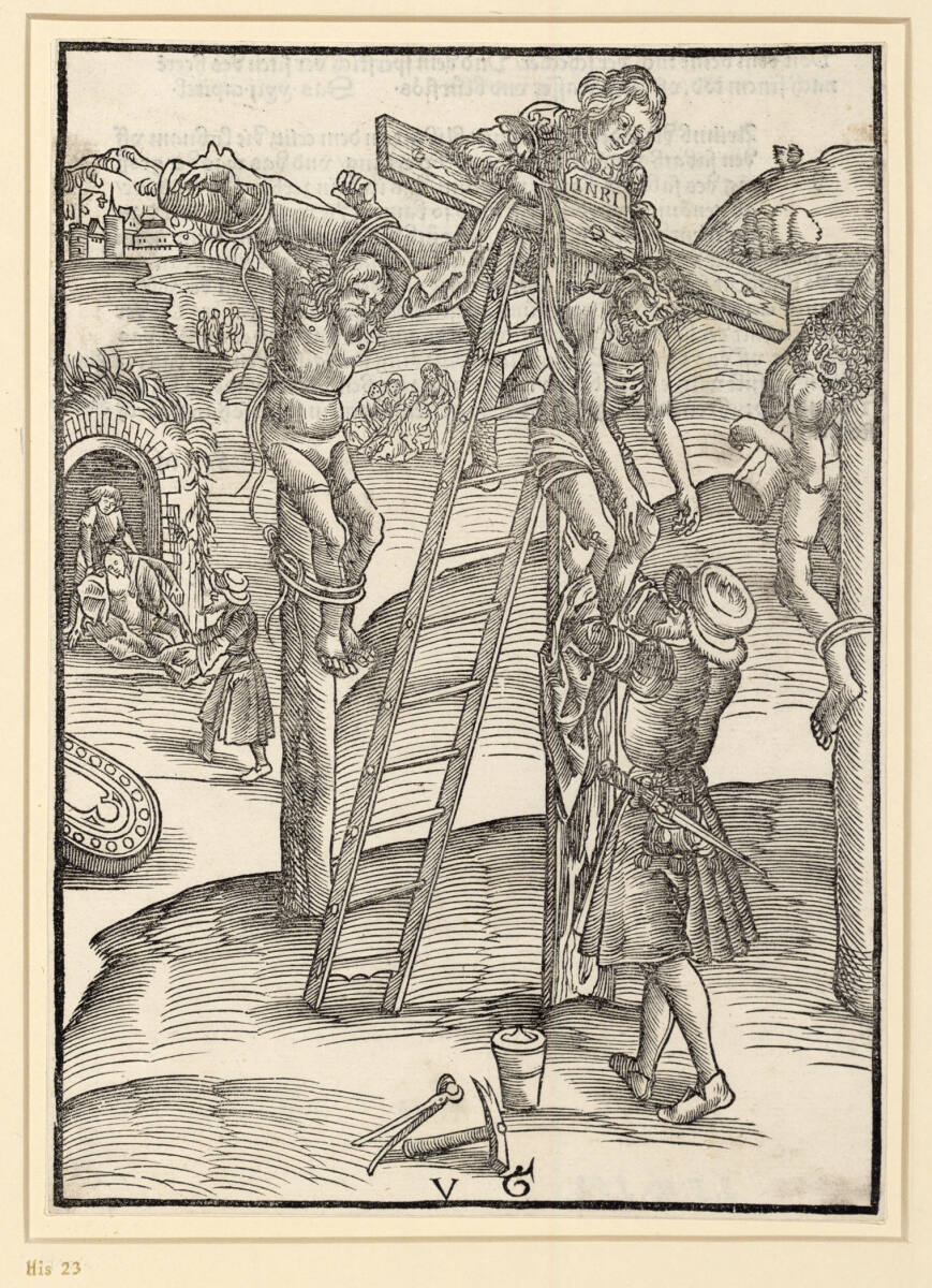 Kreuzabnahme, Urs Graf senior, 1506