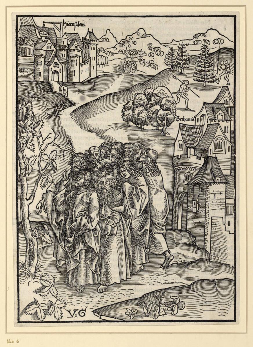 Urs Graf d. Ä., Die Verfluchung des Feigenbaumes, Inv. Nr.: DG1949/724